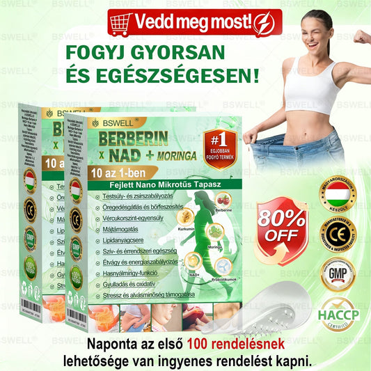 🍈BSWELL® Nano mikrotűs karcsúsító tapasz (Csak naponta egyszer, látható változások 28 nap alatt) ✅ Elhízás, szív- és érrendszeri egészség, cukorbetegség, alvási apnoé, bélflóra, ízületi problémák és egyéb tünetek esetén