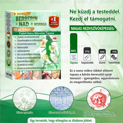 🍊BSWELL® Nano mikrotűs karcsúsító tapasz (Csak naponta egyszer, látható változások 28 nap alatt) ✅ Elhízás, szív- és érrendszeri egészség, cukorbetegség, alvási apnoé, bélflóra, ízületi problémák és egyéb tünetek esetén